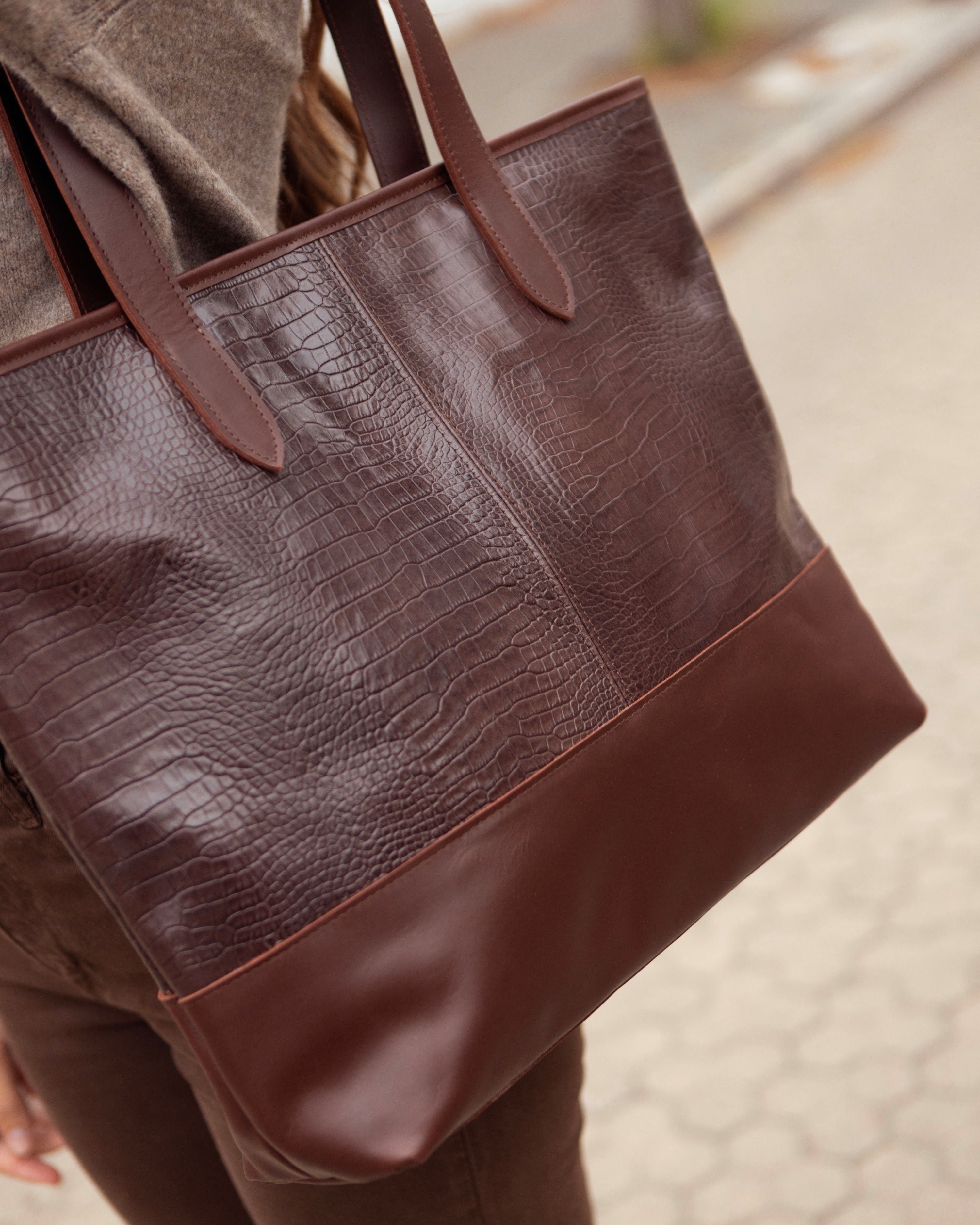 Cartera Aurora - Chocolate