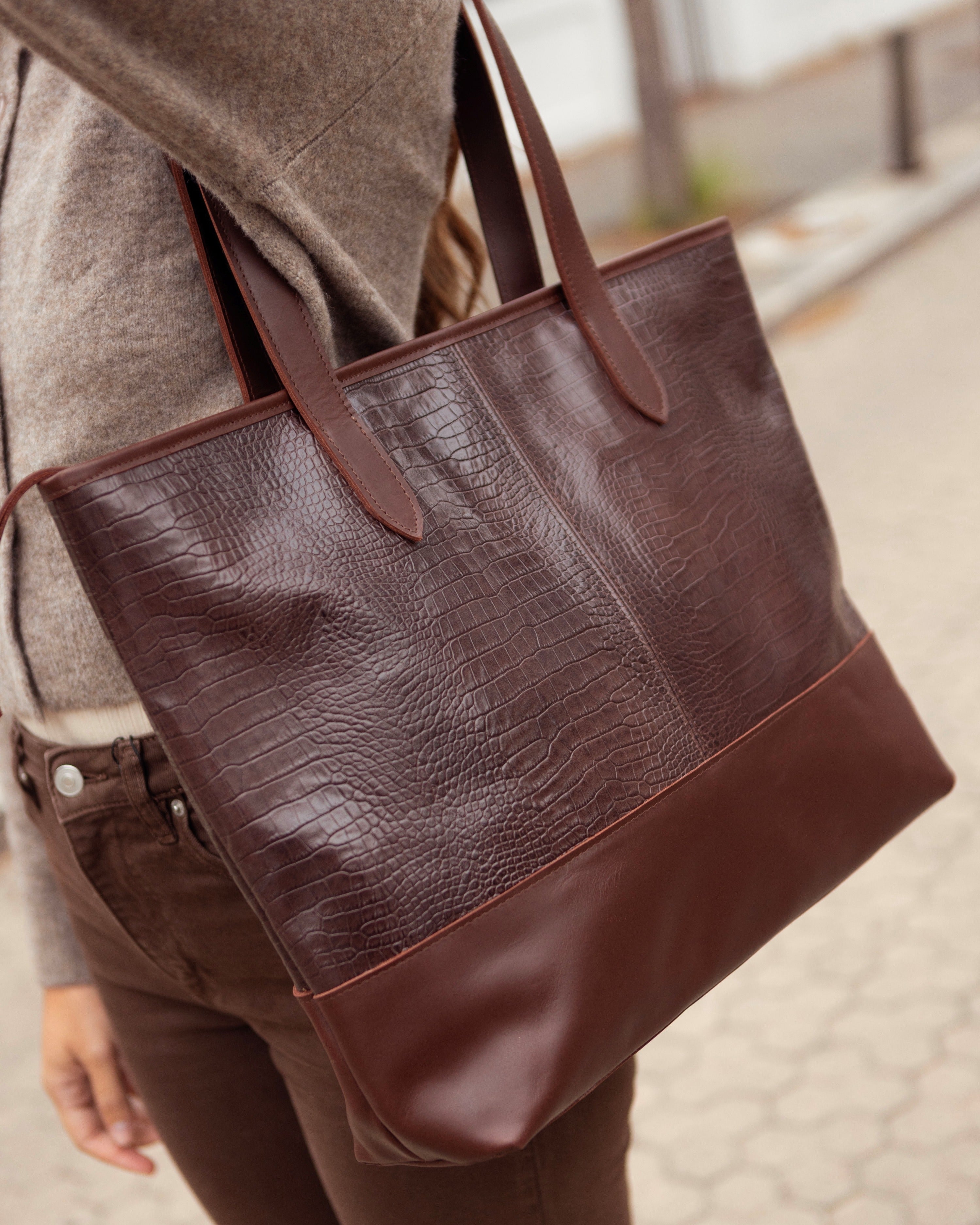 Cartera Aurora - Chocolate