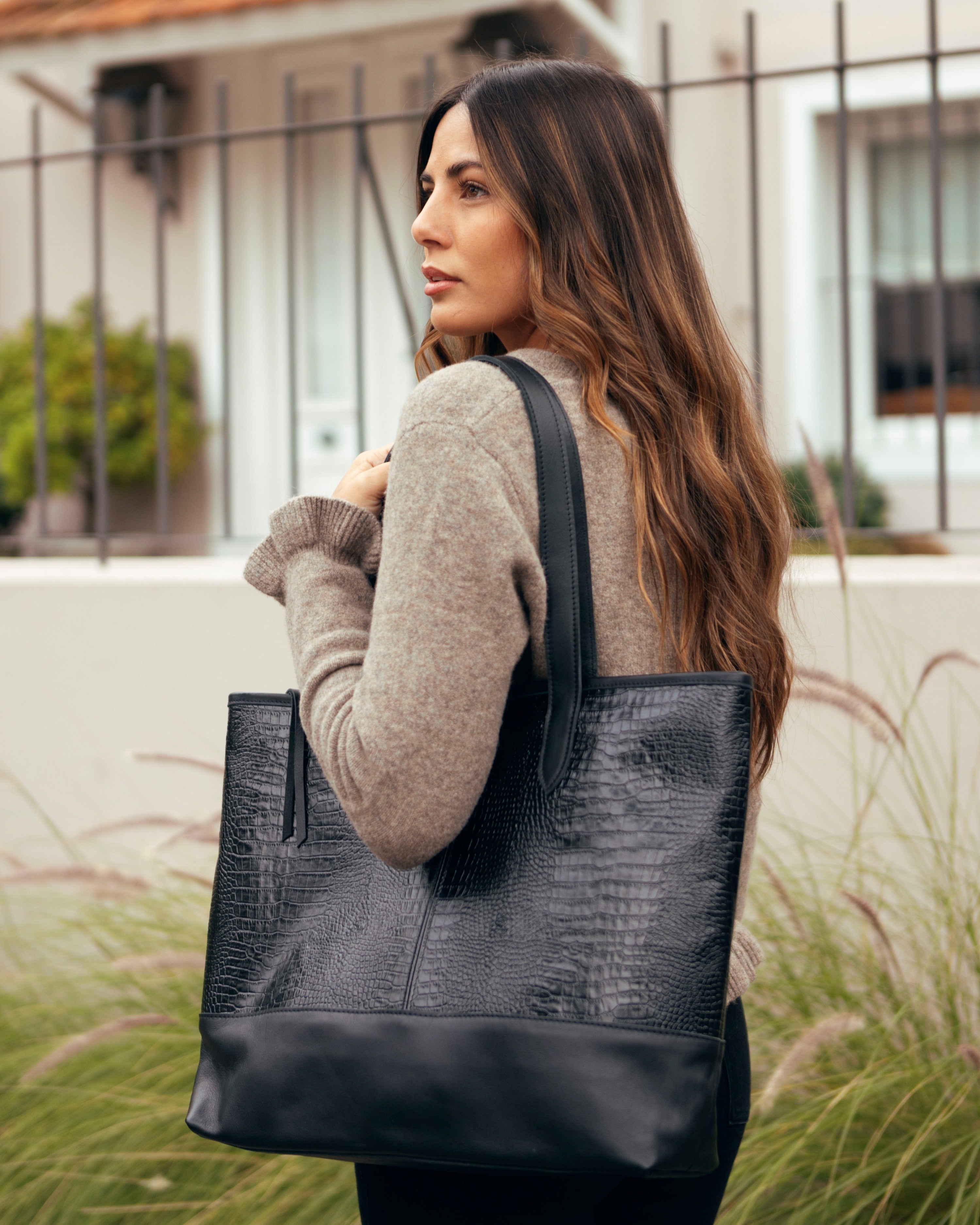 Cartera Aurora - Negro