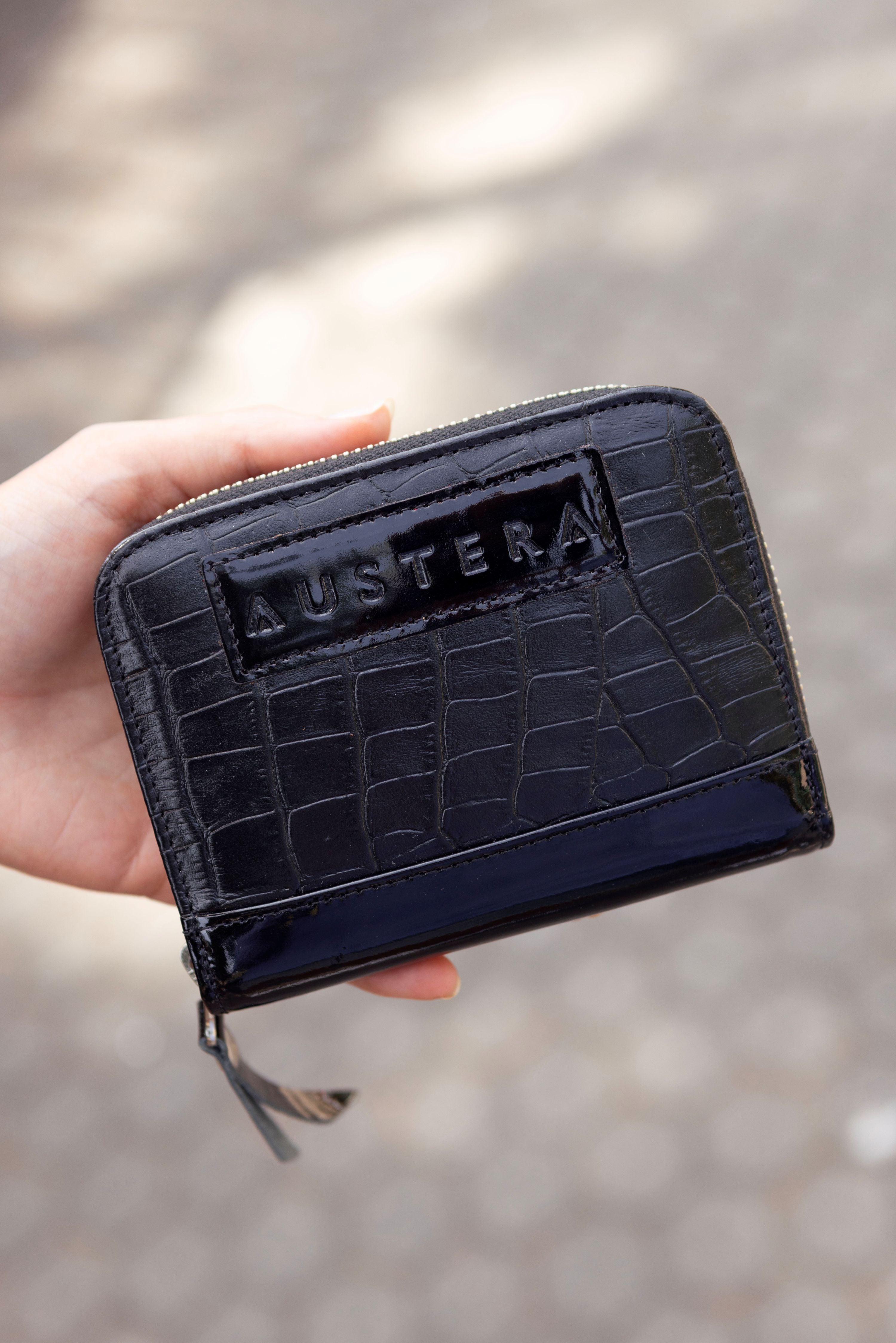 Billetera Chica con Cierre - Negro