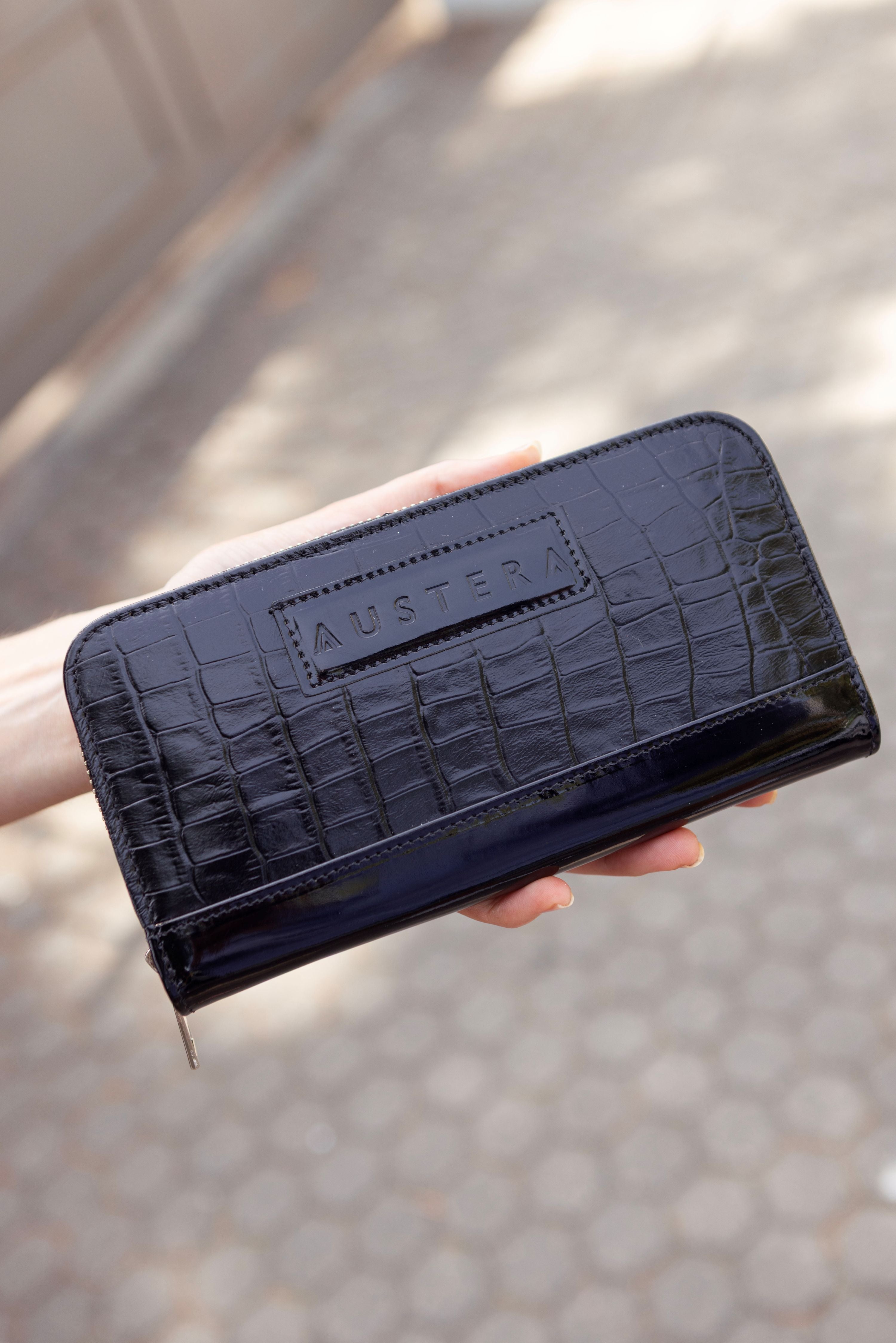 Billetera Mediana con Cierre - Negro