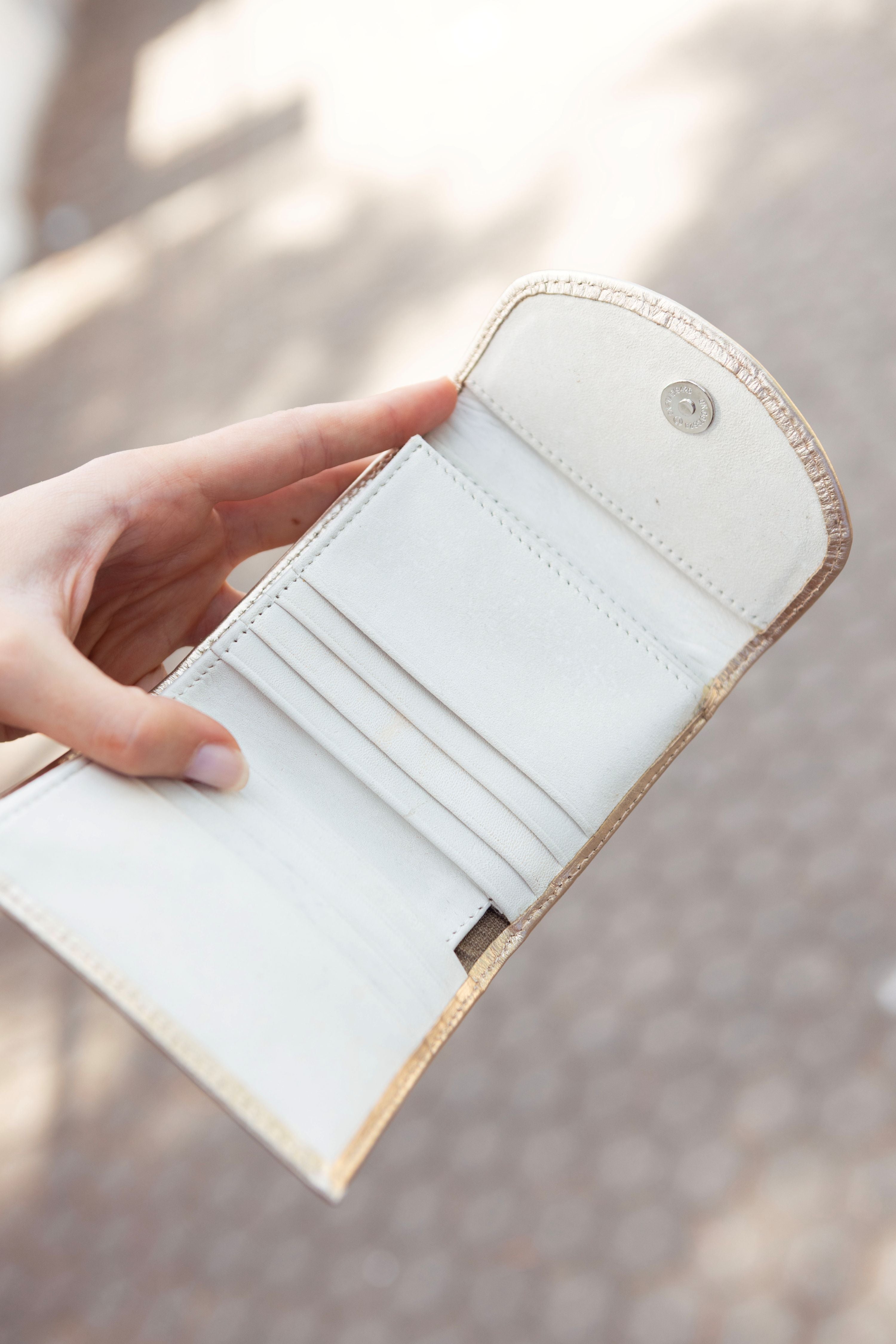 Billetera Chica - Oro