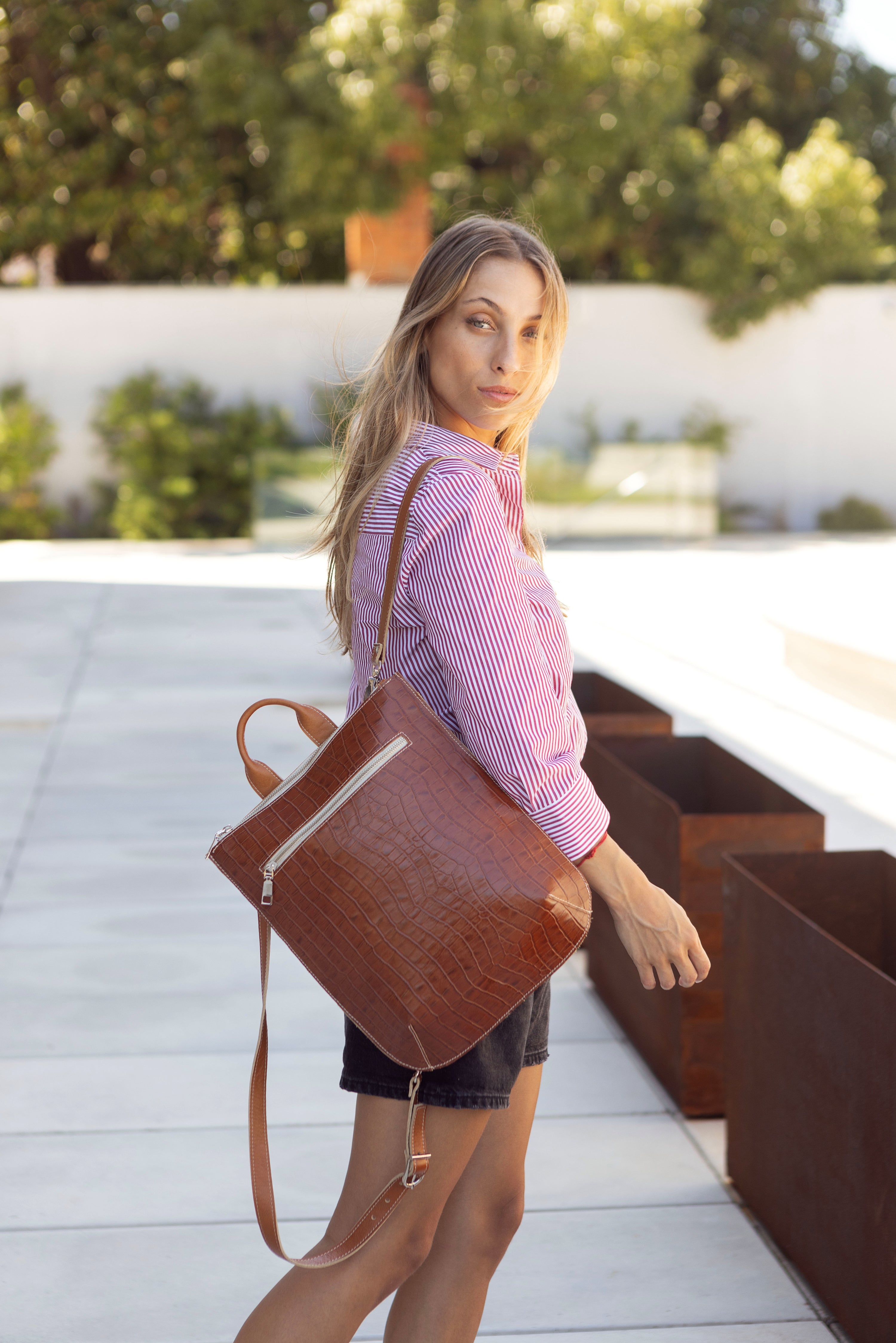 Mochila Lyon - Marrón