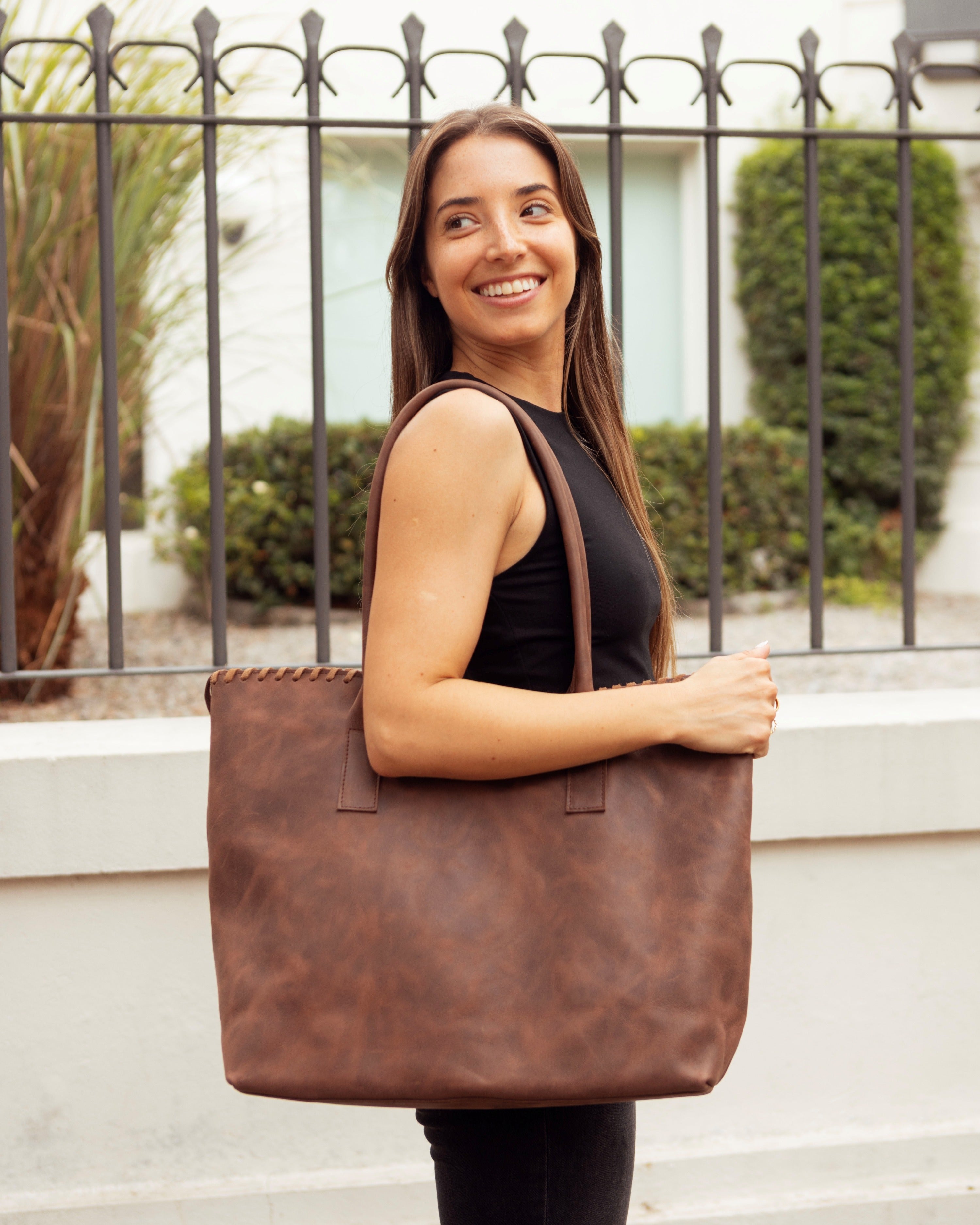 Nuevo Bolso Pampa - Marrón Caoba