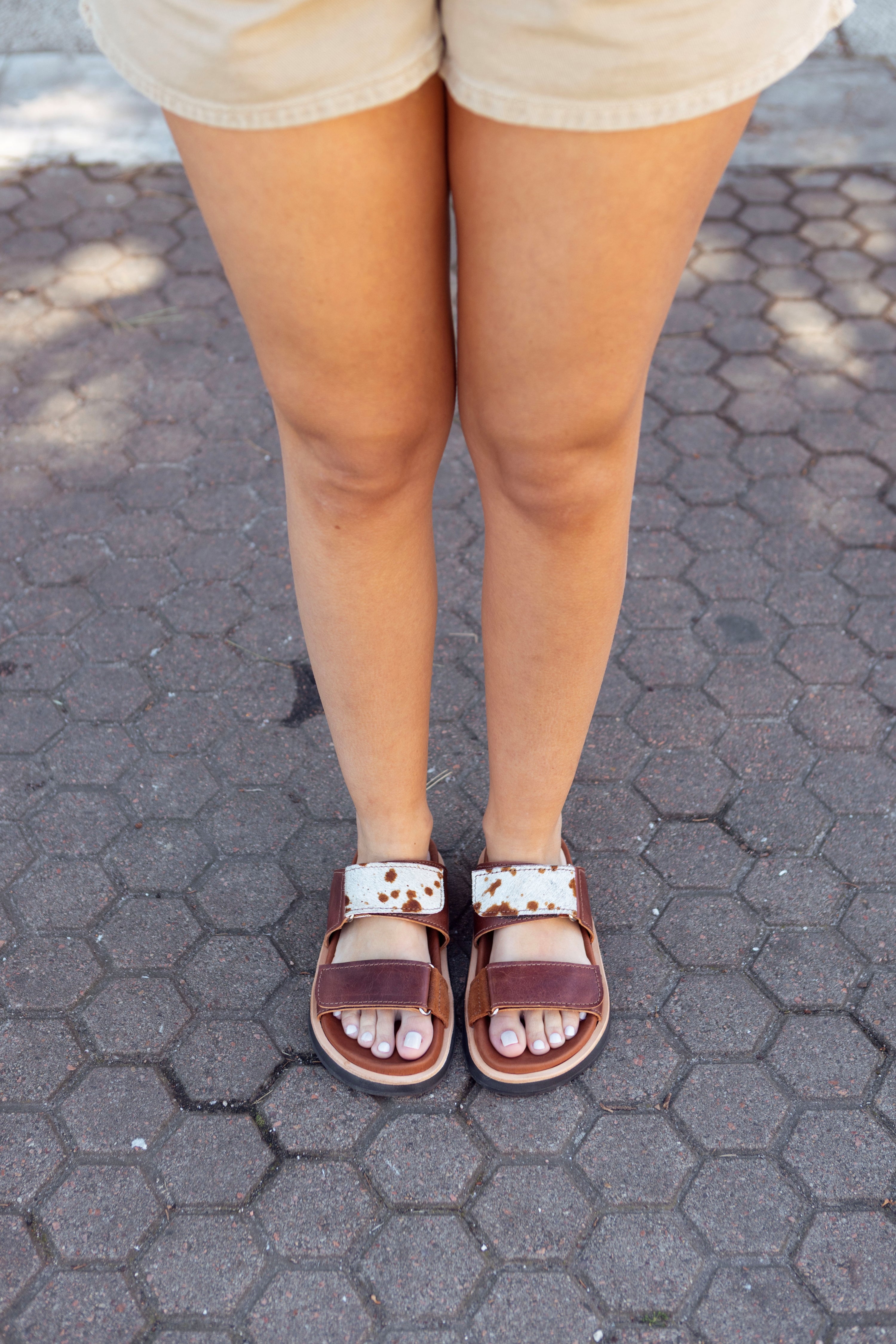 Malibú - Marrón / Vaca Print