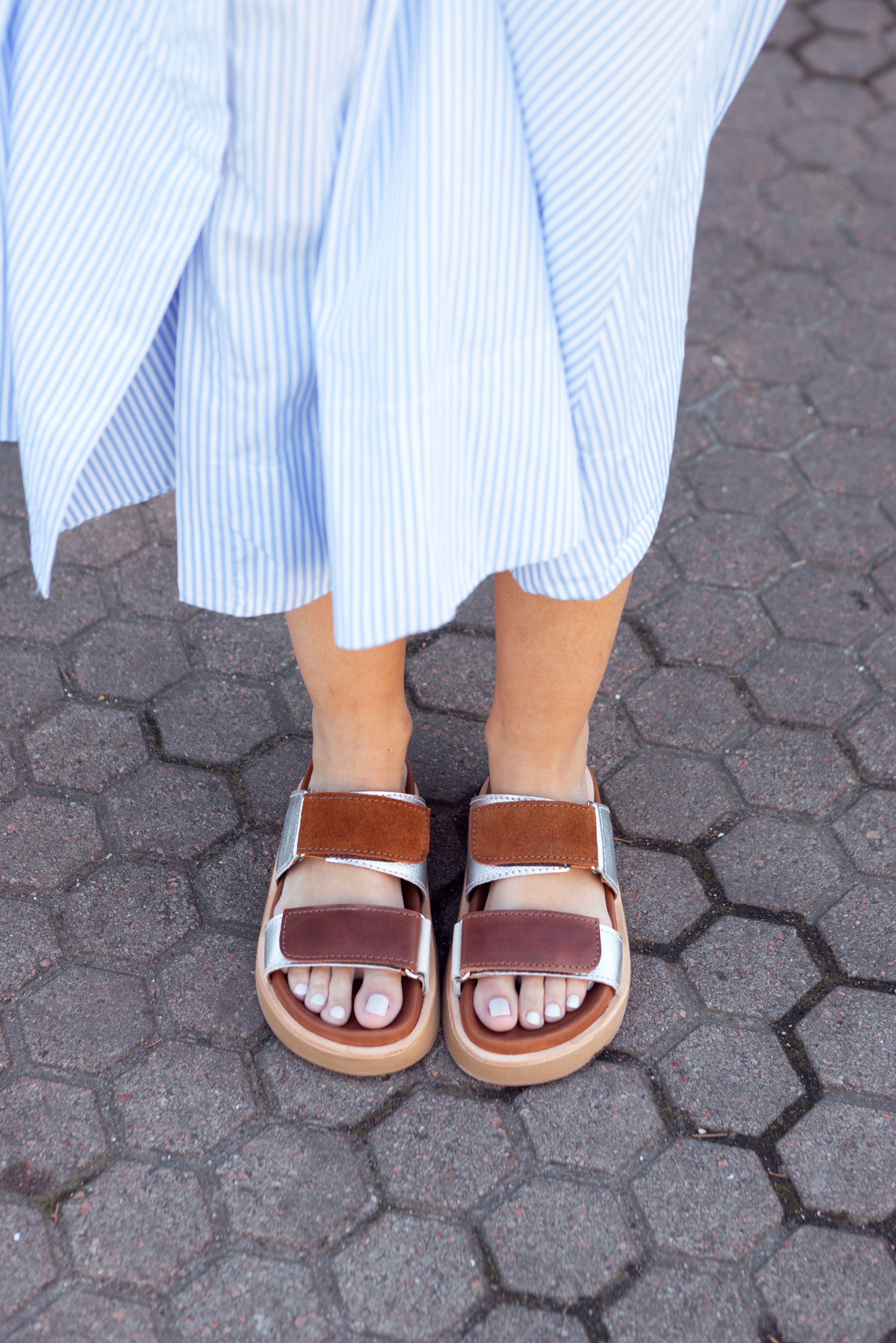 Malibú - Marrón / Plata