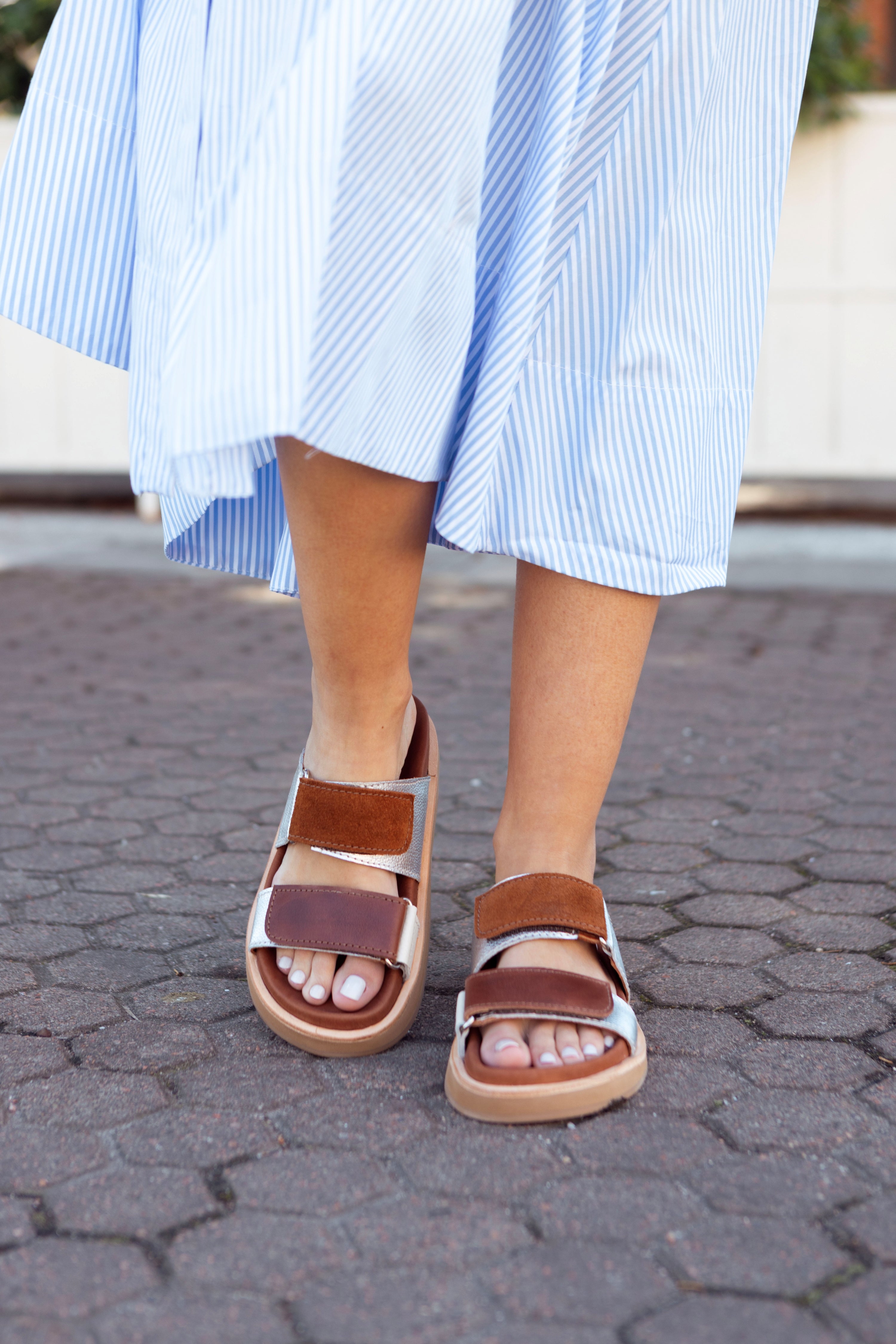 Malibú - Marrón / Plata