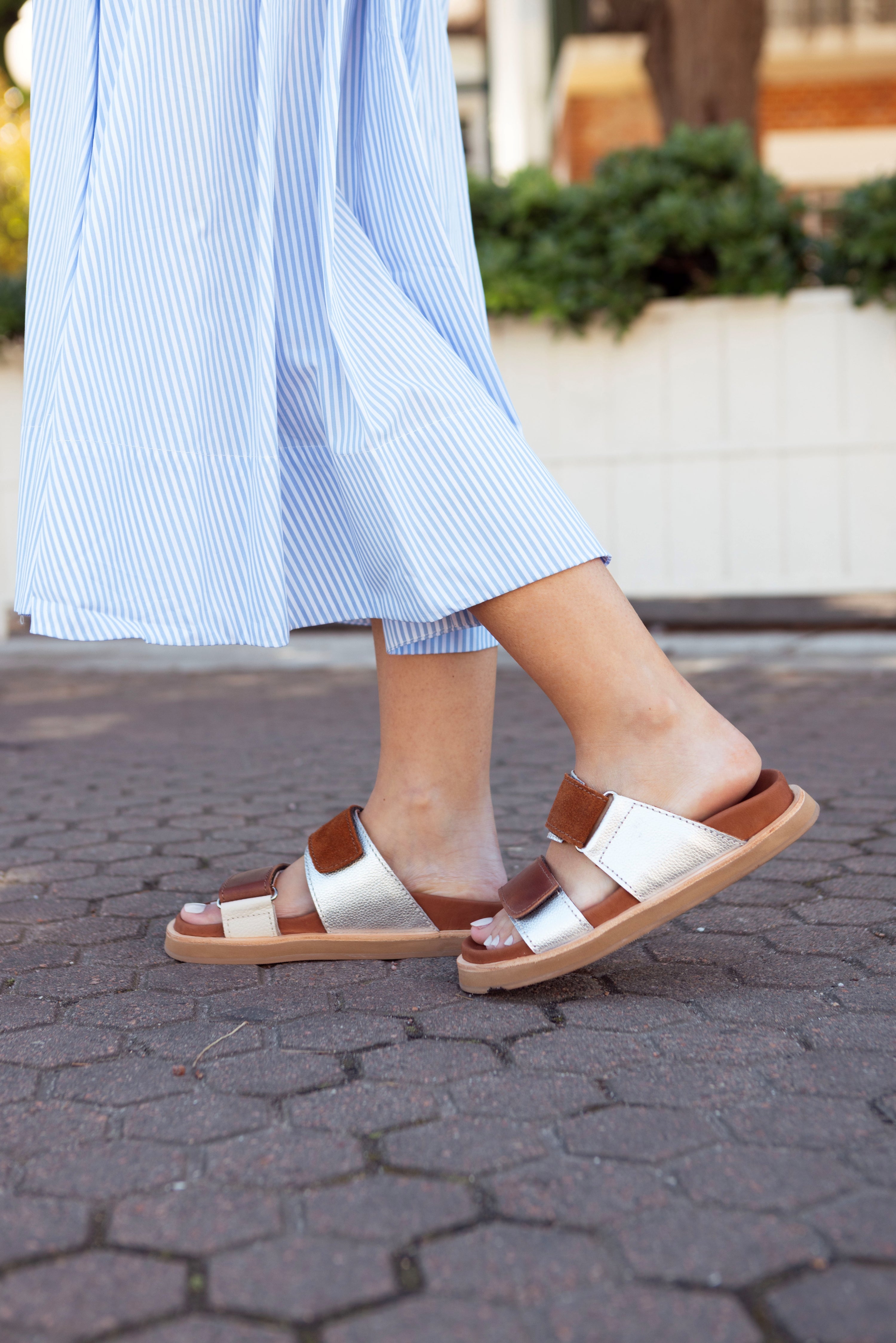 Malibú - Marrón / Plata