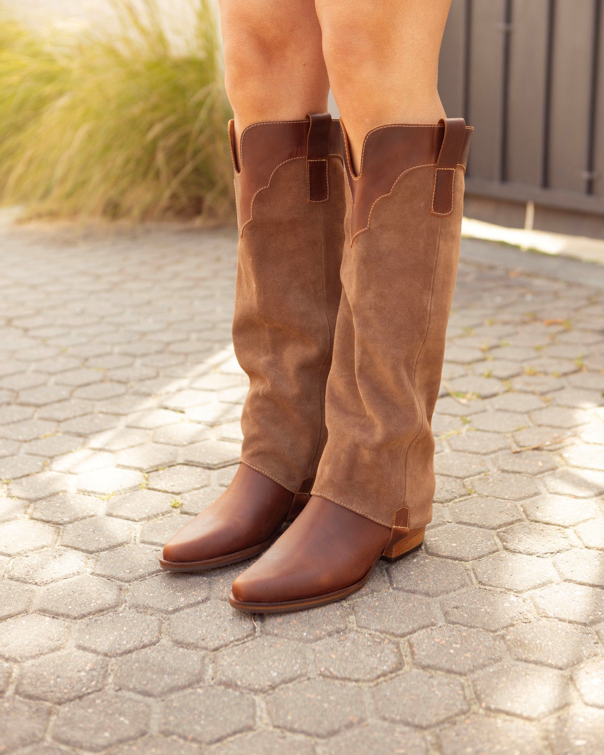 Bota 2 en 1 - Camel / Pecan